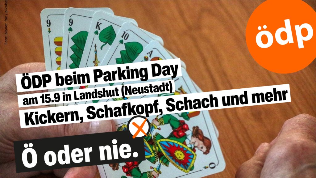 ÖDP beim Parking Day